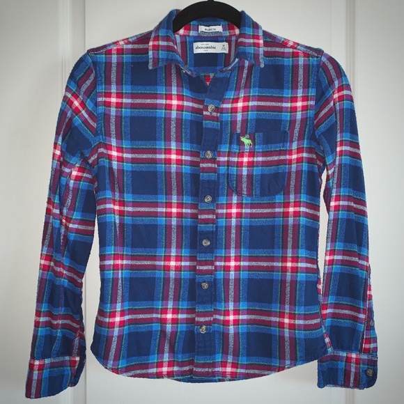 Boy’s Abercrombie Flannel Shirt - Picture 1 of 4